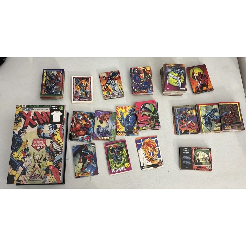 Impel Marvel Universe Cards 1990 Non-Sport Trading Card Lot 375 - Heavy Play USE